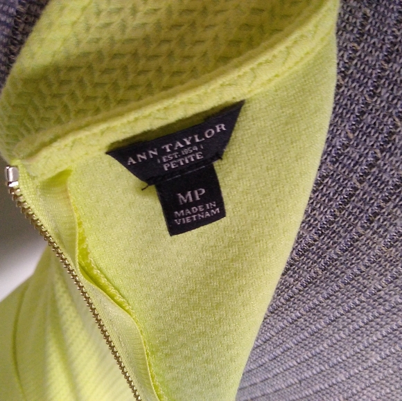 ANN TAYLOR Lime Green Tank Top - Picture 6 of 7